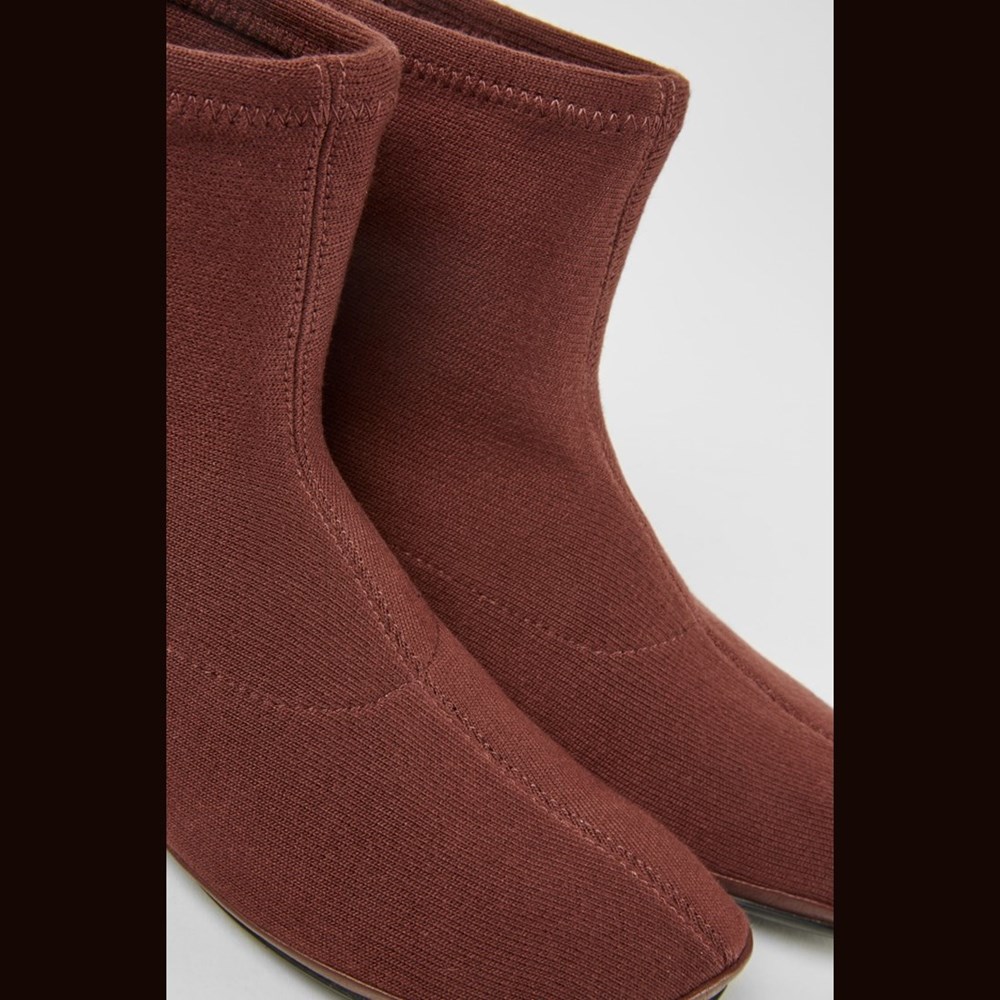 Bottines Camper Right TENCEL Femme Bordeaux | ON1045376