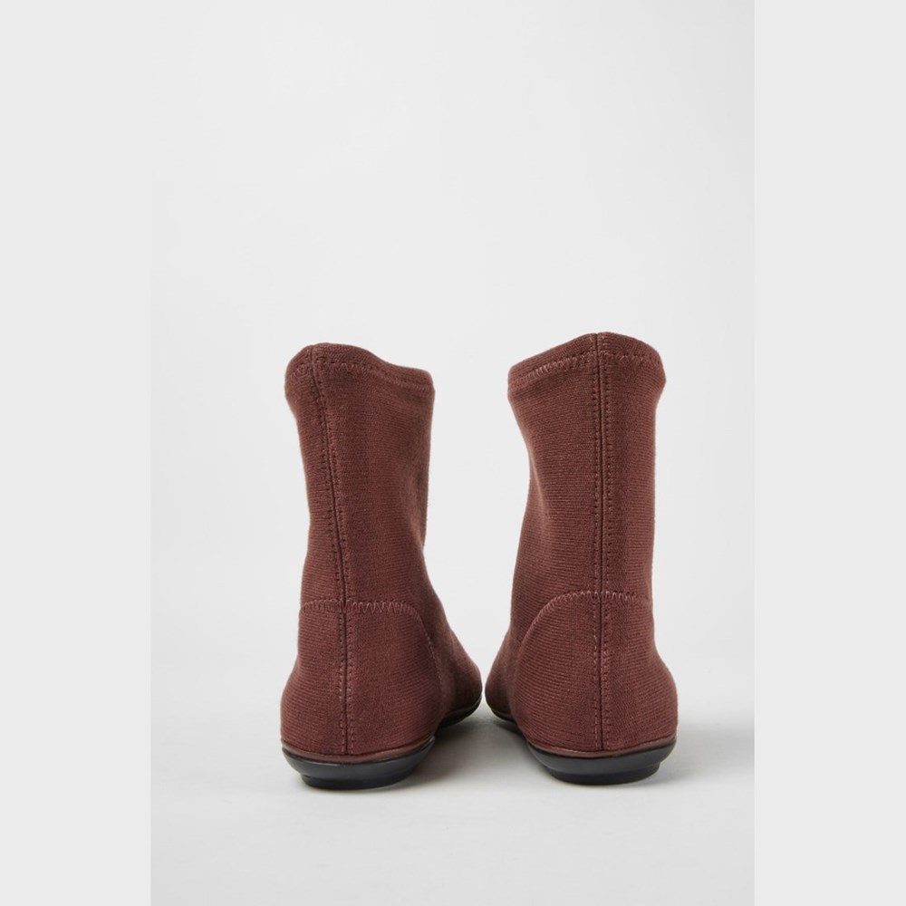 Bottines Camper Right TENCEL Femme Bordeaux | ON1045376