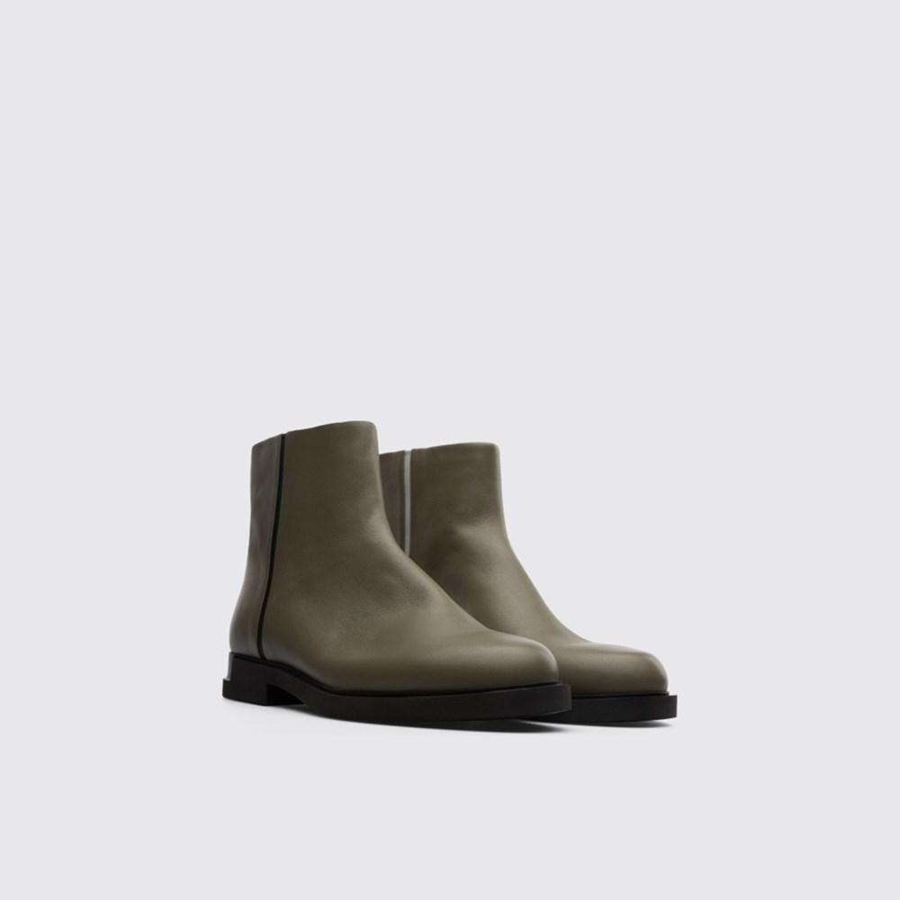 Bottines Camper Twins Femme Vert | GW2570684