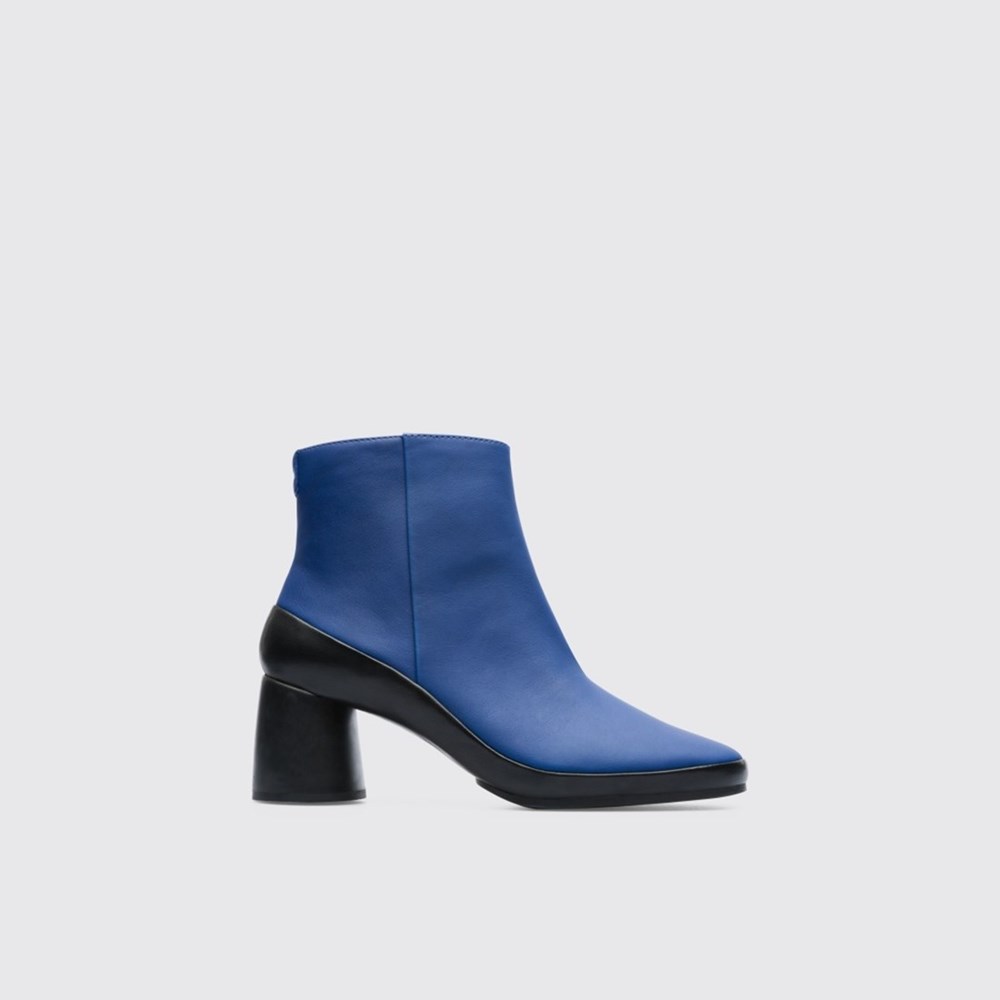 Bottines Camper Upright Femme Bleu | CY2749053