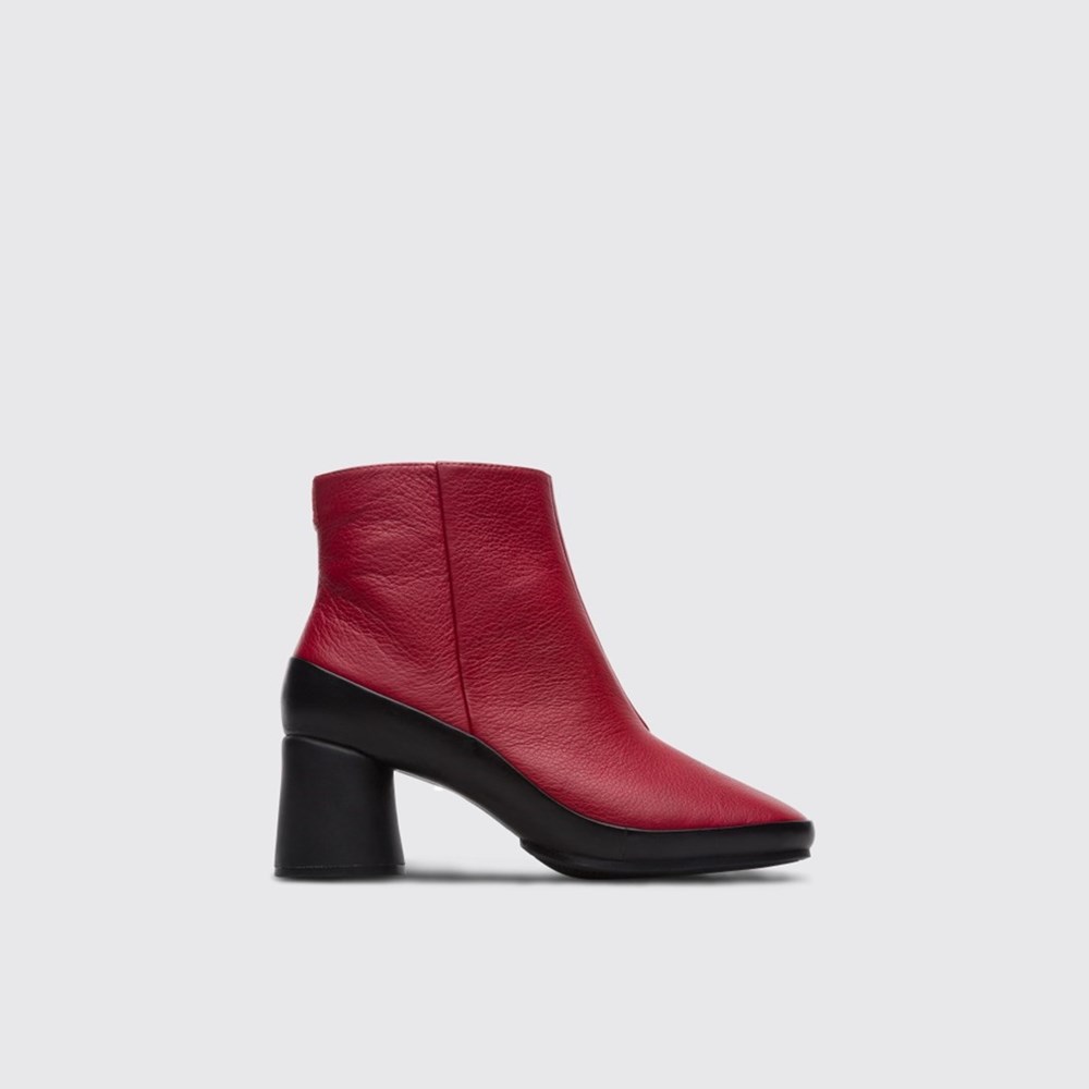 Bottines Camper Upright Femme Rouge | NX6348917