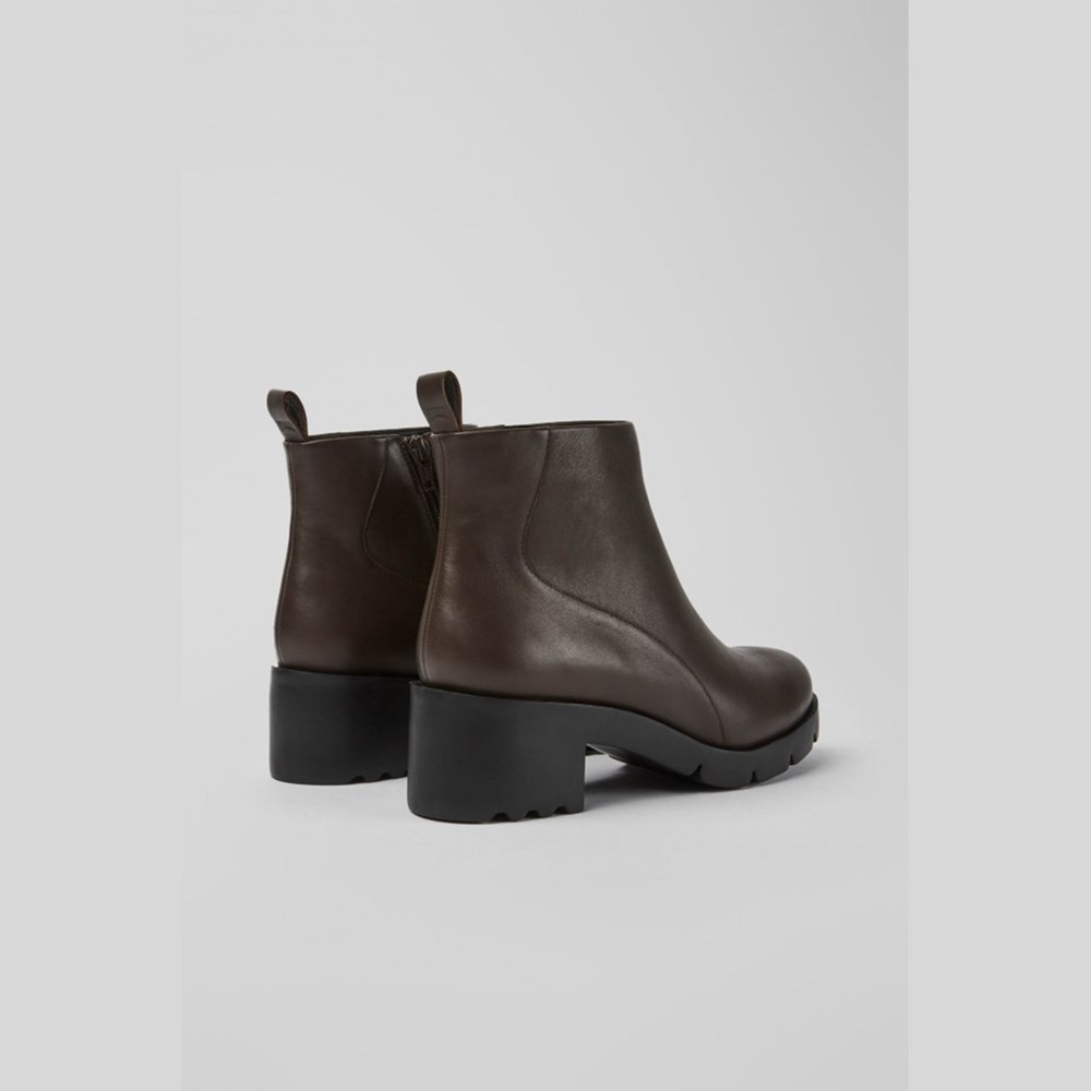 Bottines Camper Wanda Femme Marron | UY0753921