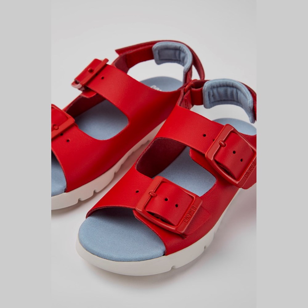 Sandales Camper Oruga Fille Rouge | LJ0436572