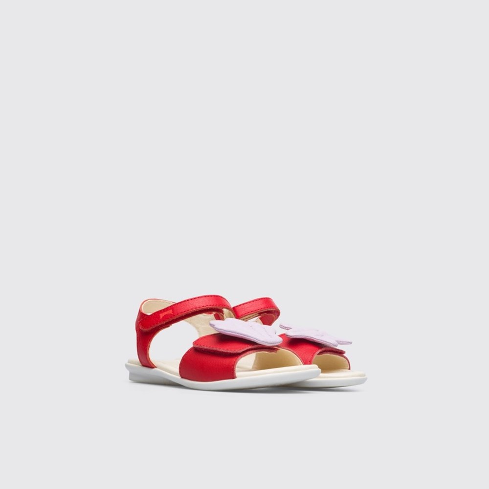 Sandales Camper Twins Fille Rouge | GP0735612