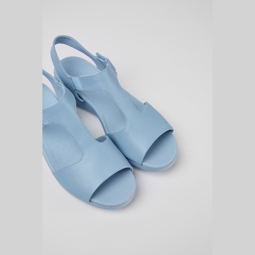 Sandales Compensées Camper Balloon Femme Bleu | CA7496821