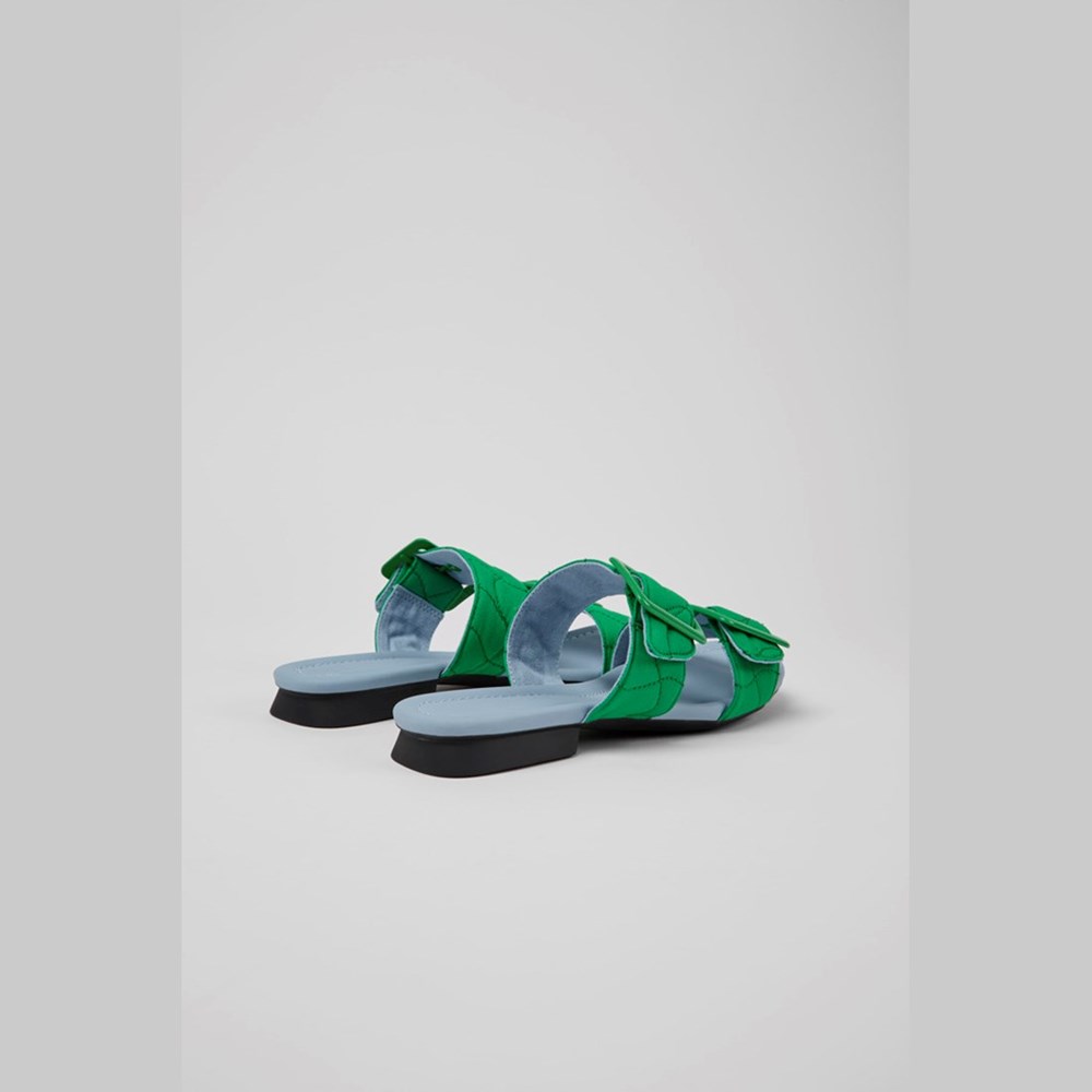 Sandales Plates Camper Casi Myra Femme Vert | BW6059281