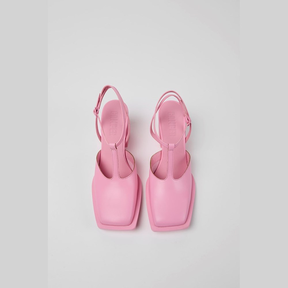 Sandales à Talons Camper Karole Femme Rose | YE2795186