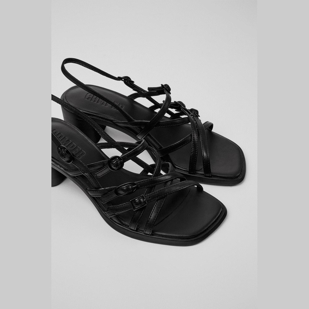 Sandales à Talons Camper Meda Femme Noir | CK1980435