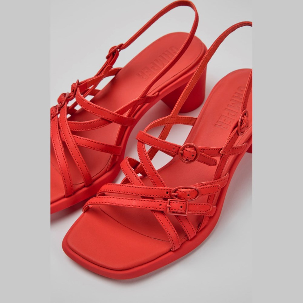 Sandales à Talons Camper Meda Femme Rouge | TL2841693